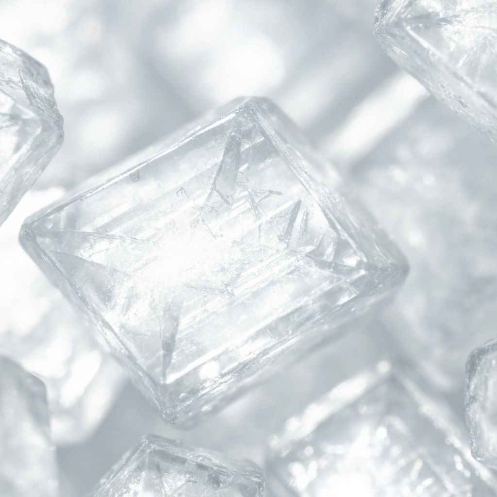 Cristales de vitamina C